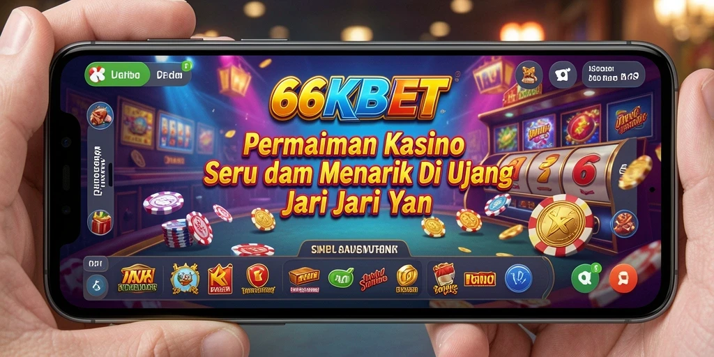Screenshot gameplay 66KBET menampilkan suasana Kasino yang mengasyikkan dan interaktif.