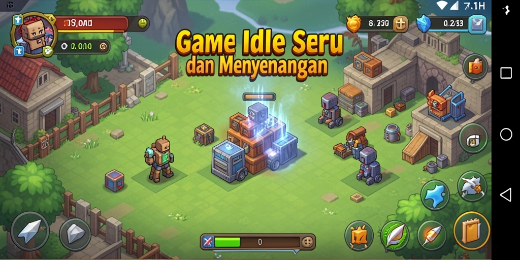 Tampilan gameplay 71H yang menarik dan dinamis.