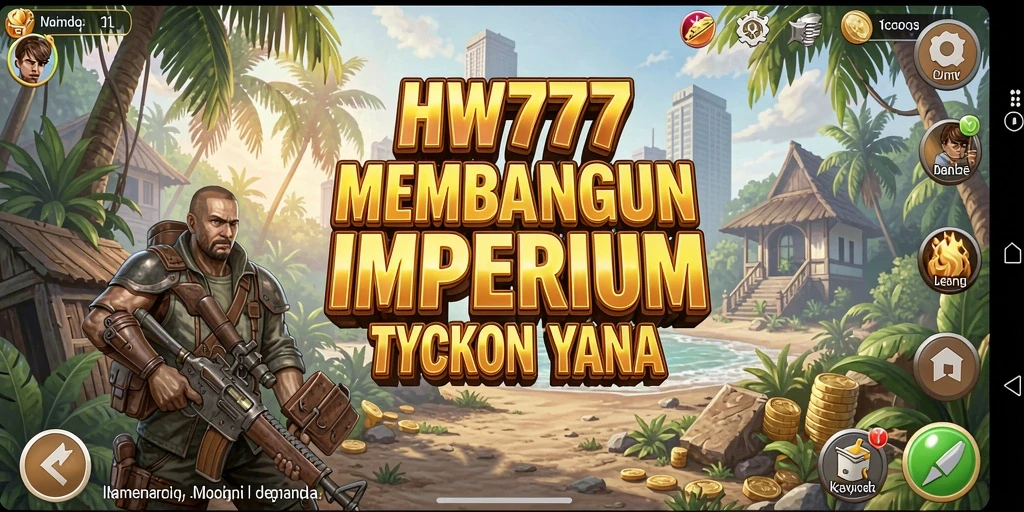 Screenshot HW777 menunjukkan gameplay manajerial yang mendebarkan.