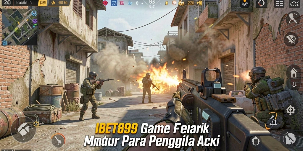 Tangkapan layar menunjukkan aksi tembak-menembak yang mendebarkan dalam game FPS.