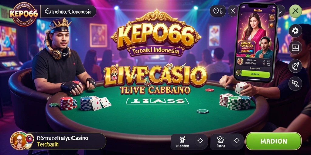 Tampilan menarik dari gameplay Live Casino di KEPO66.