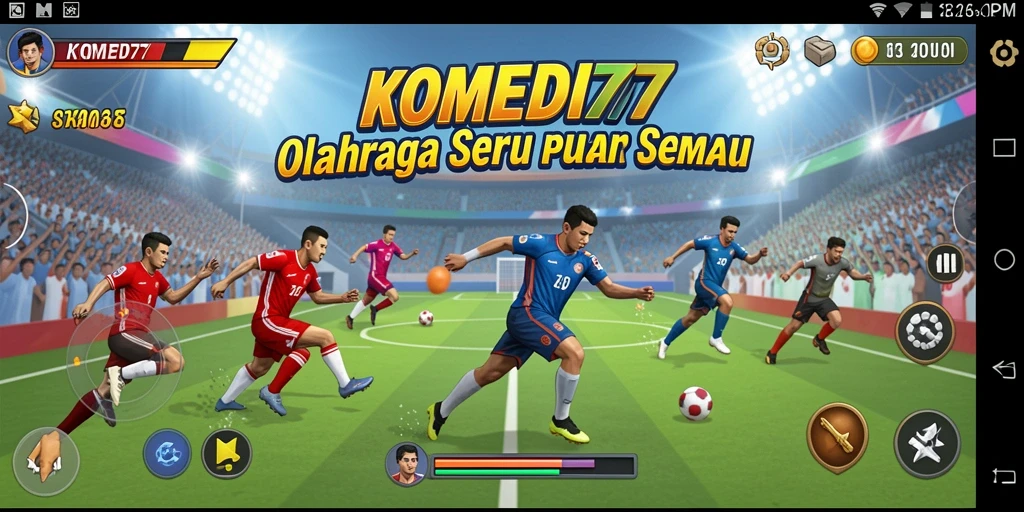 Tampilan gameplay KOMEDI77 yang menarik dan interaktif.