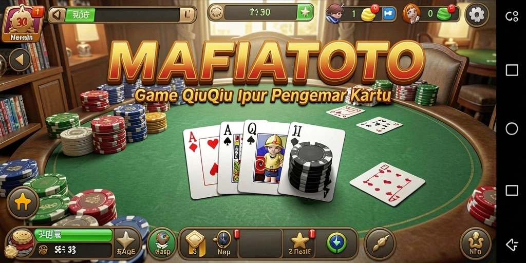 Tampilan gameplay QiuQiu yang mendebarkan di MAFIATOTO.