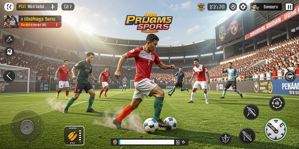 Tampilan gameplay PG11 yang dinamis dan kompetitif.