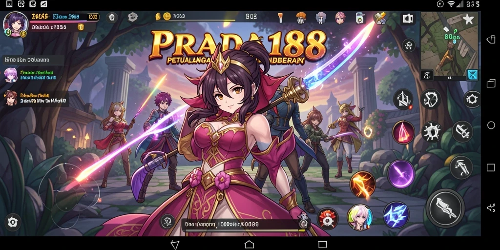 Tampilan gameplay menarik dari PRADA188 yang memikat penggemar Anime.