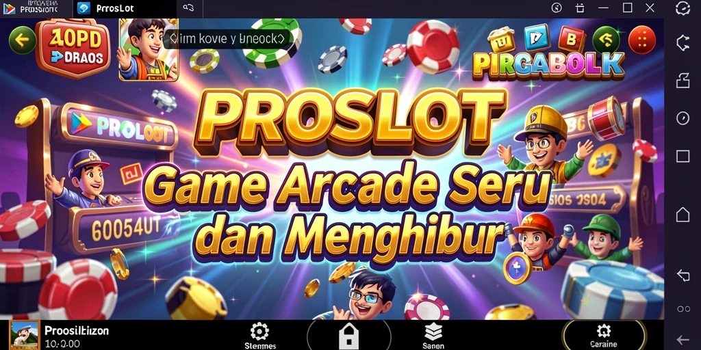 Tampilan gameplay seru di PROSLOT dengan berbagai tema menarik.
