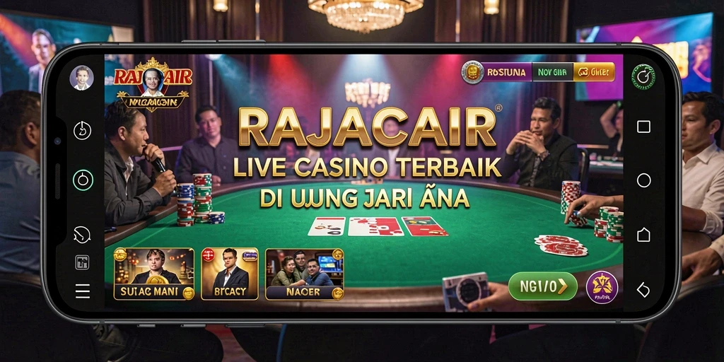 Tampilan gameplay RAJACAIR yang mendebarkan dengan dealer profesional.