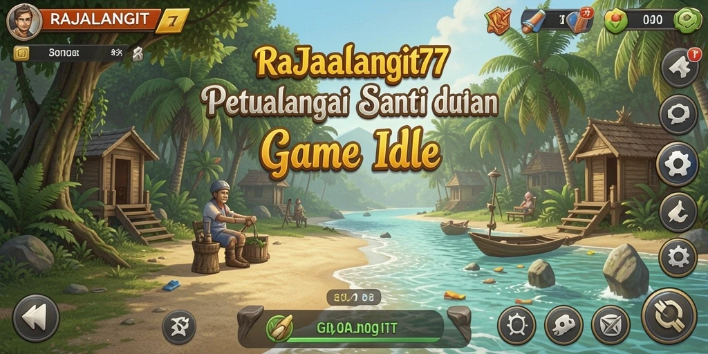Tampilan gameplay RAJALANGIT77 yang menyenangkan dan santai.