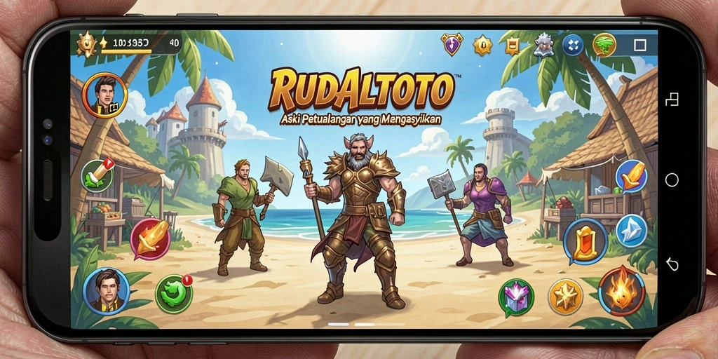 Tampilan gameplay RUDALTOTO yang mendebarkan dan penuh aksi.