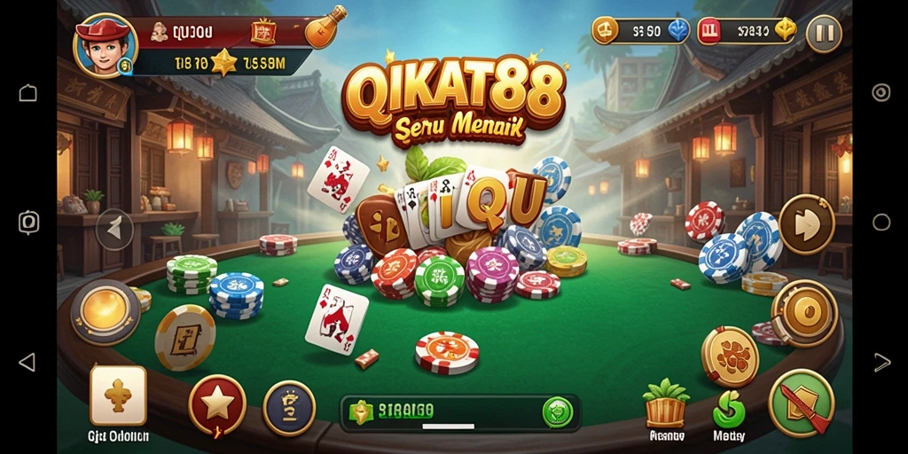 Screenshot gameplay seru SIKAT88 dengan suasana QiuQiu.