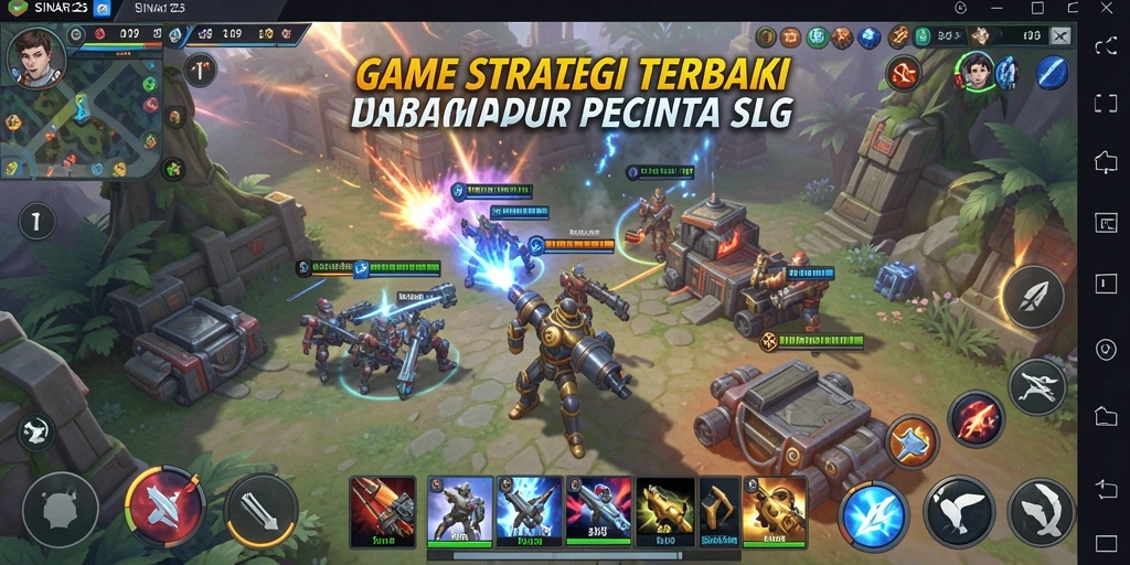Tampilan gameplay seru dari SINAR123 dengan pertarungan strategi yang mendebarkan.