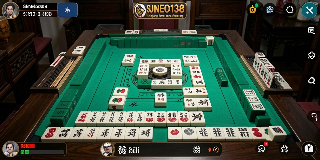 Screenshot SUNEO138 menampilkan gameplay Mahjong yang menyenangkan.