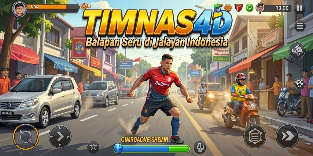Gameplay Racing yang mendebarkan di TIMNAS4D.