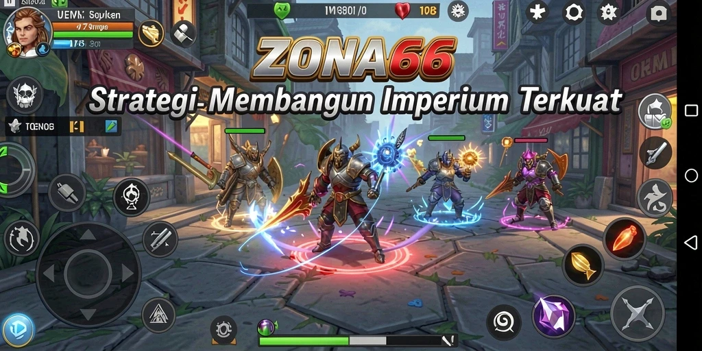 Gameplay ZONA66 yang memukau dalam pertempuran strategi.